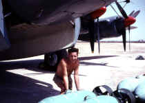Chris & bombs.jpg (56994 bytes)